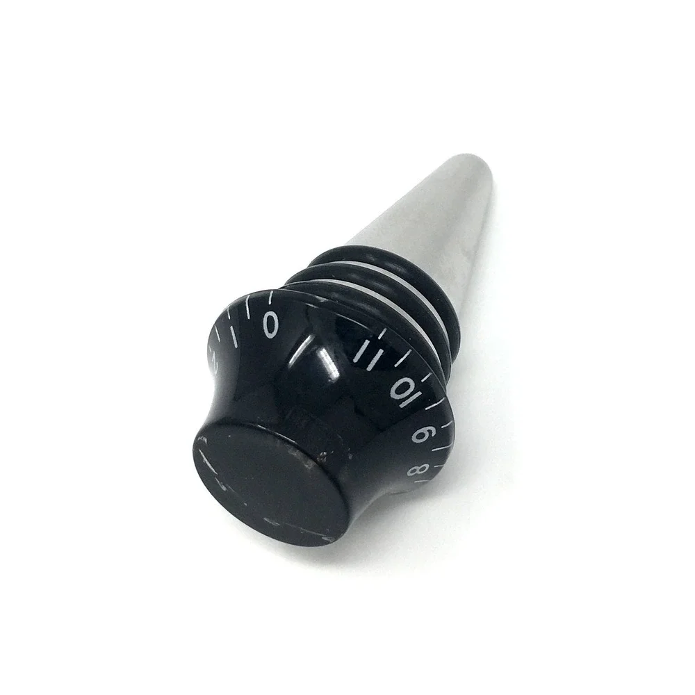 Guitar Volume Knob (Goes to 11) Wine Bottle Stopper with Stainless Steel Base